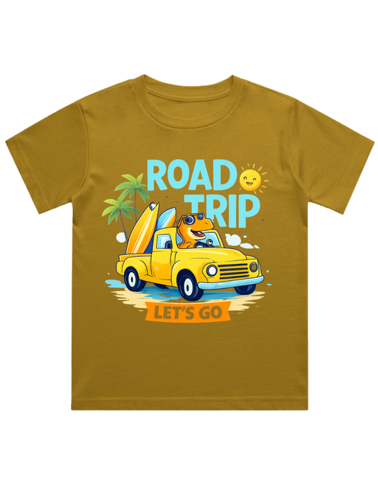 Road trip Boy's Crew Neck T-Shirt