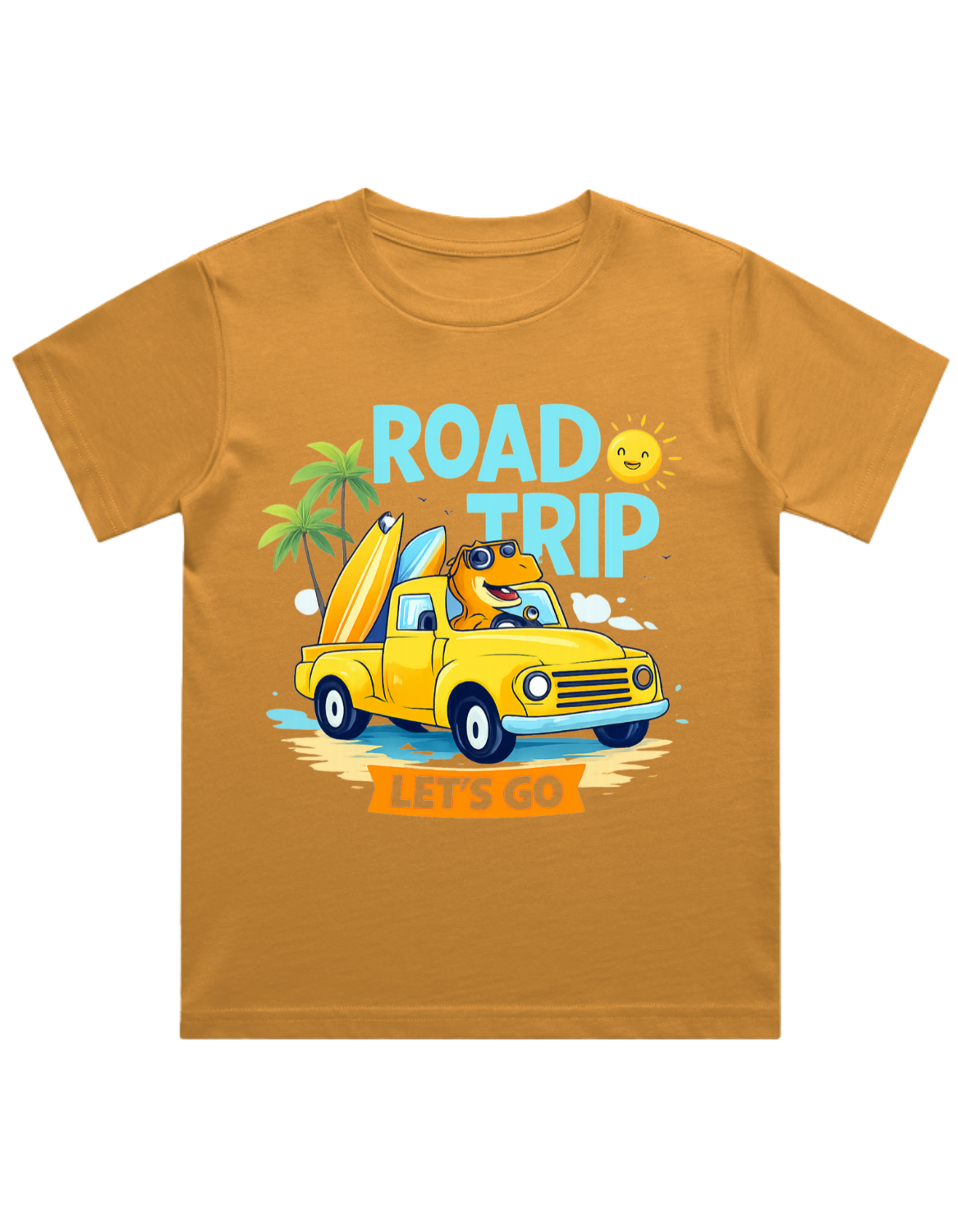 Road trip Boy's Crew Neck T-Shirt