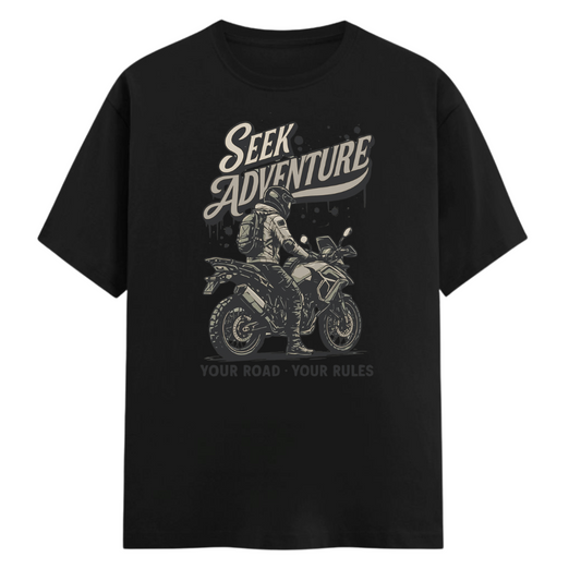 Seek Adv Blk Unisex Classic Crew T-Shirt
